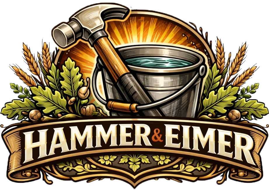 Hammer und Eimer