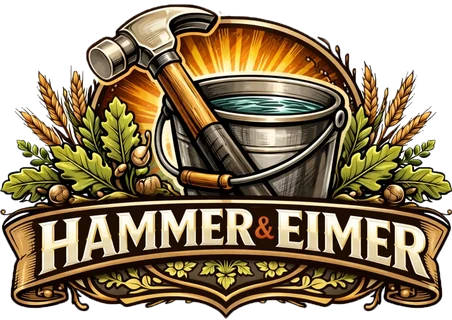 Hammer und Eimer